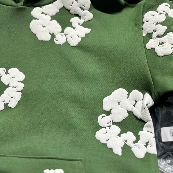 Denim Tears The Cotton Wreath Hoodie ‘Green’ - Picture 4 of 8